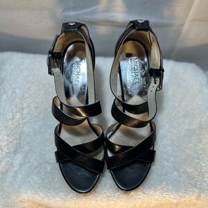 Michael Kors Black Strappy Women's Sandals